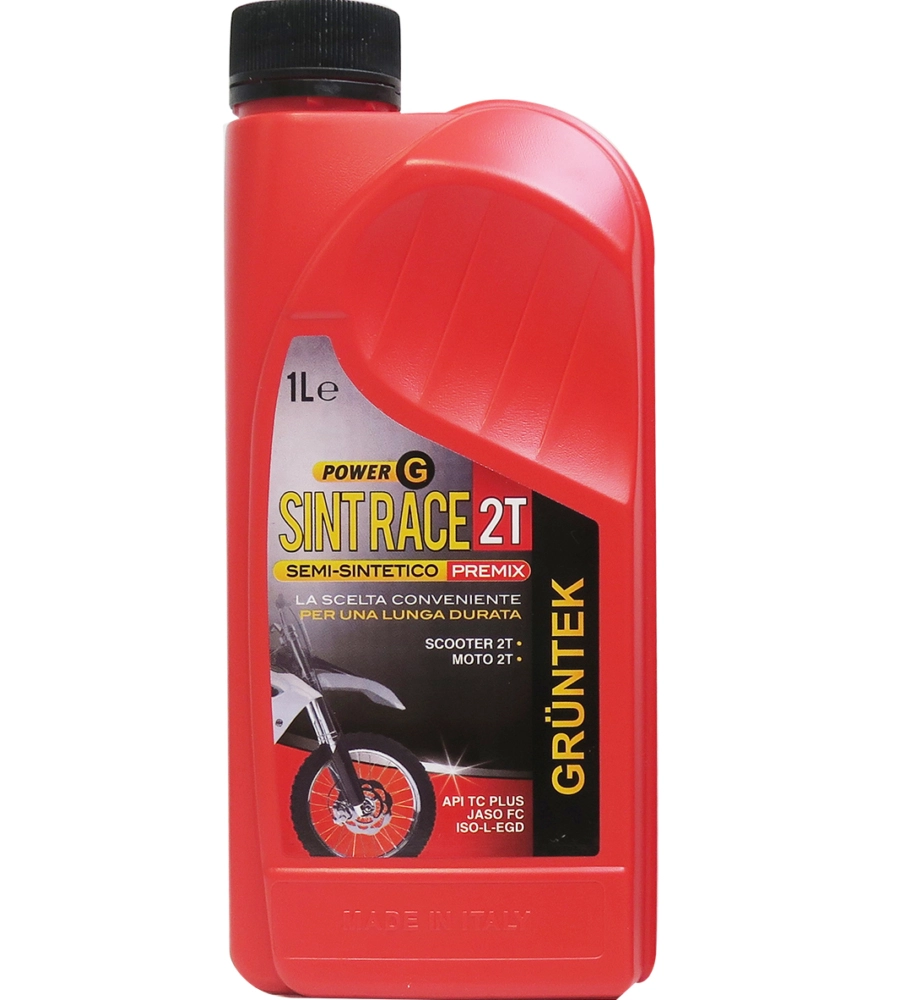 Olio sint race premix 2t 1l lubrificante semi-sintetico moto